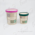 Tazas desechables de 3 oz de 5 oz de 8 oz de papel de helado